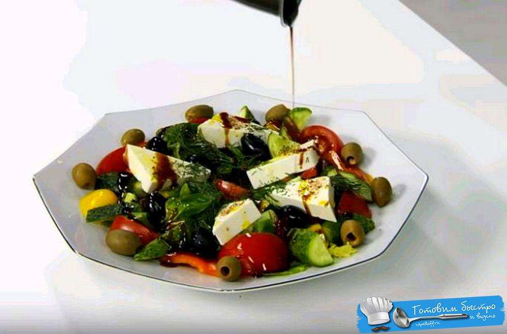 Как готовить греческий салат - пошаговый рецепт с фото