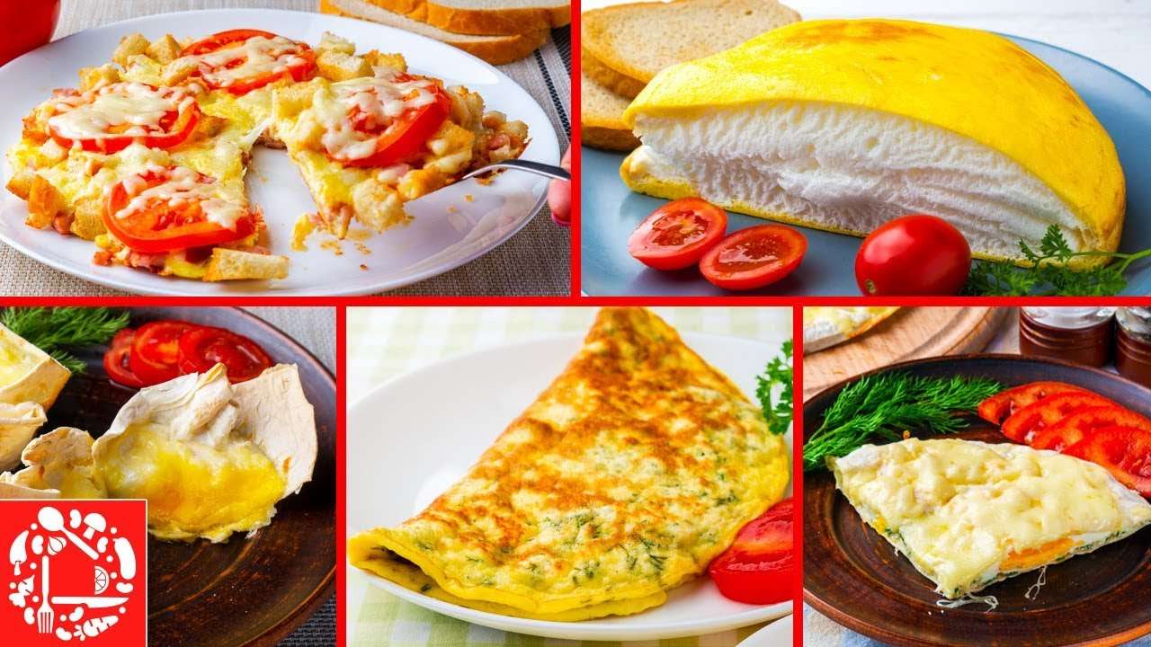 5 легких идей для завтрака из яиц! Очень простые рецепты!