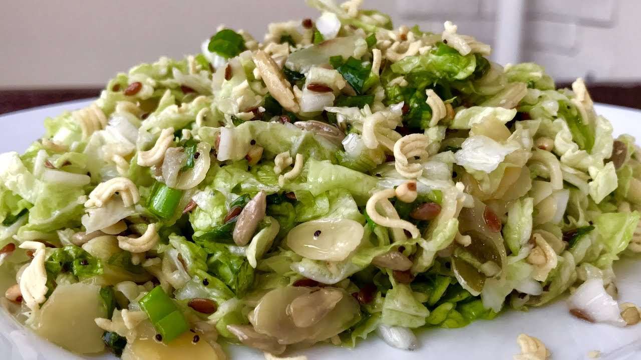 Хрустящий Салат с Мивиной (Лапшой быстрого приготовления) | Crunchy Noodle Salad |  Ольга Матвей