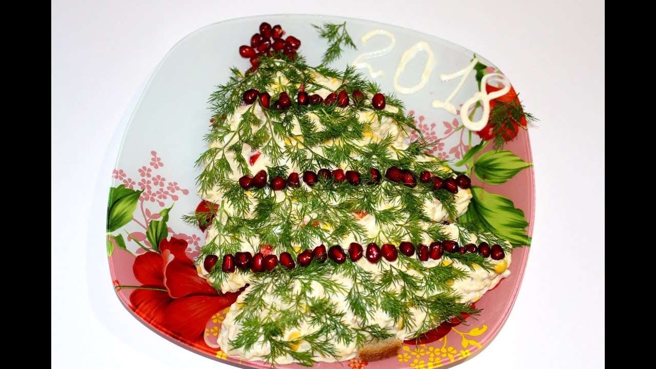 НОВОГОДНИЙ САЛАТ 2018 ЁЛОЧКА, салат на новый год, САЛАТ ЁЛОЧКА, рецепты на новый год 2018, новогодни