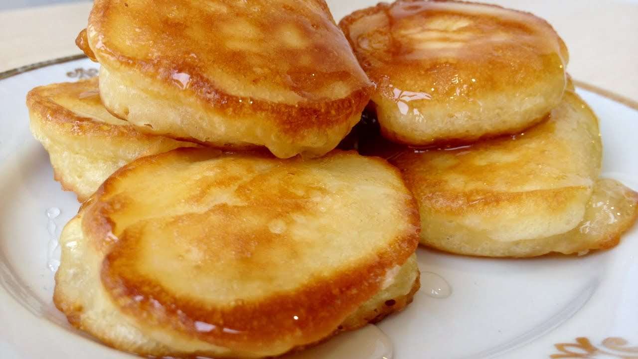 Оладьи (Оладушки) Пышные и Мягкие | Pancakes/Fritters  Recipe, English Subtitles