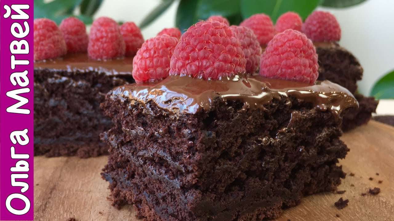 Шоколадный Торт за 10 минут + Время для Выпечки (Сочный и Вкусный) | Cake in 10 Minutes