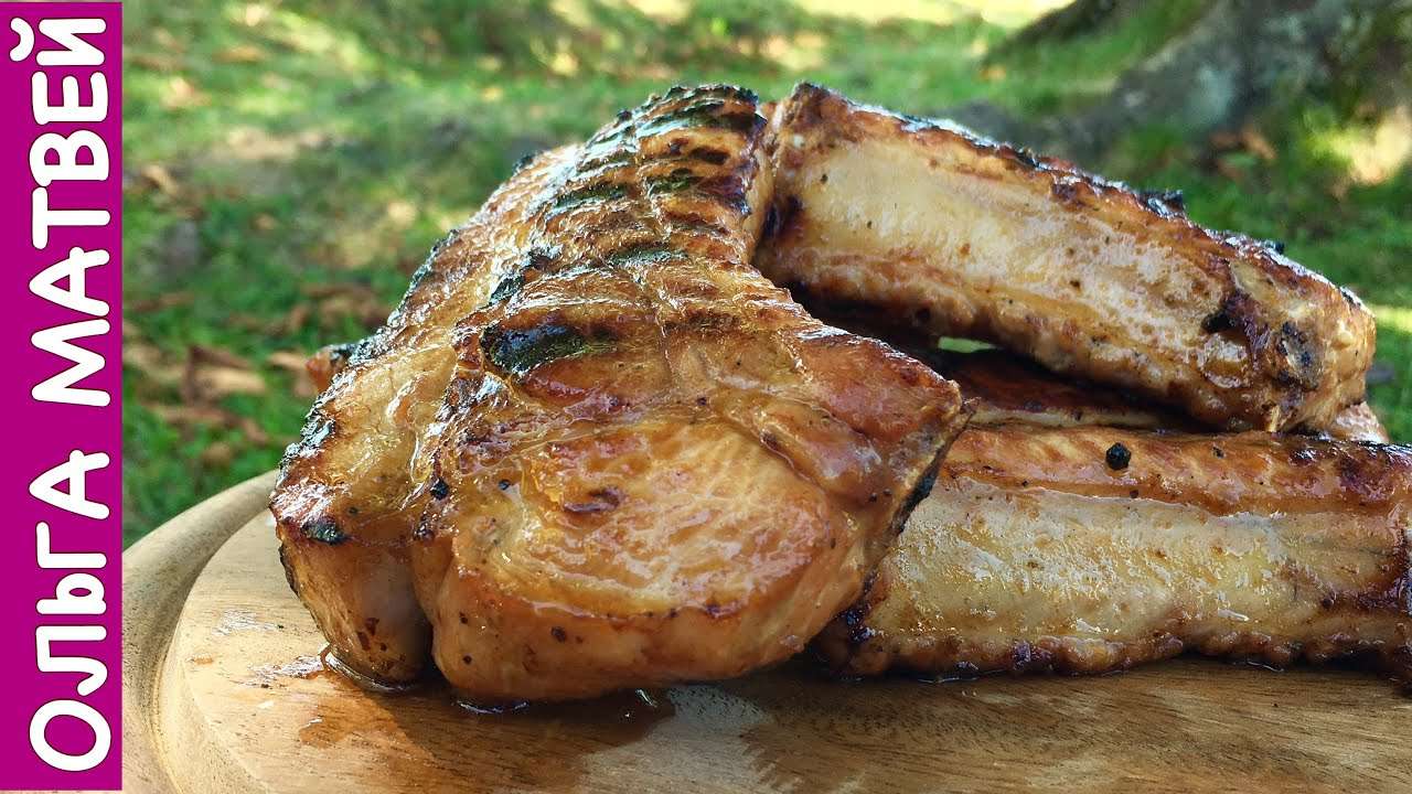 Свиные Ребрышки на Гриле в Медово-Горчичном Маринаде | Honey-Mustard Glazed Pork Ribs Recipe