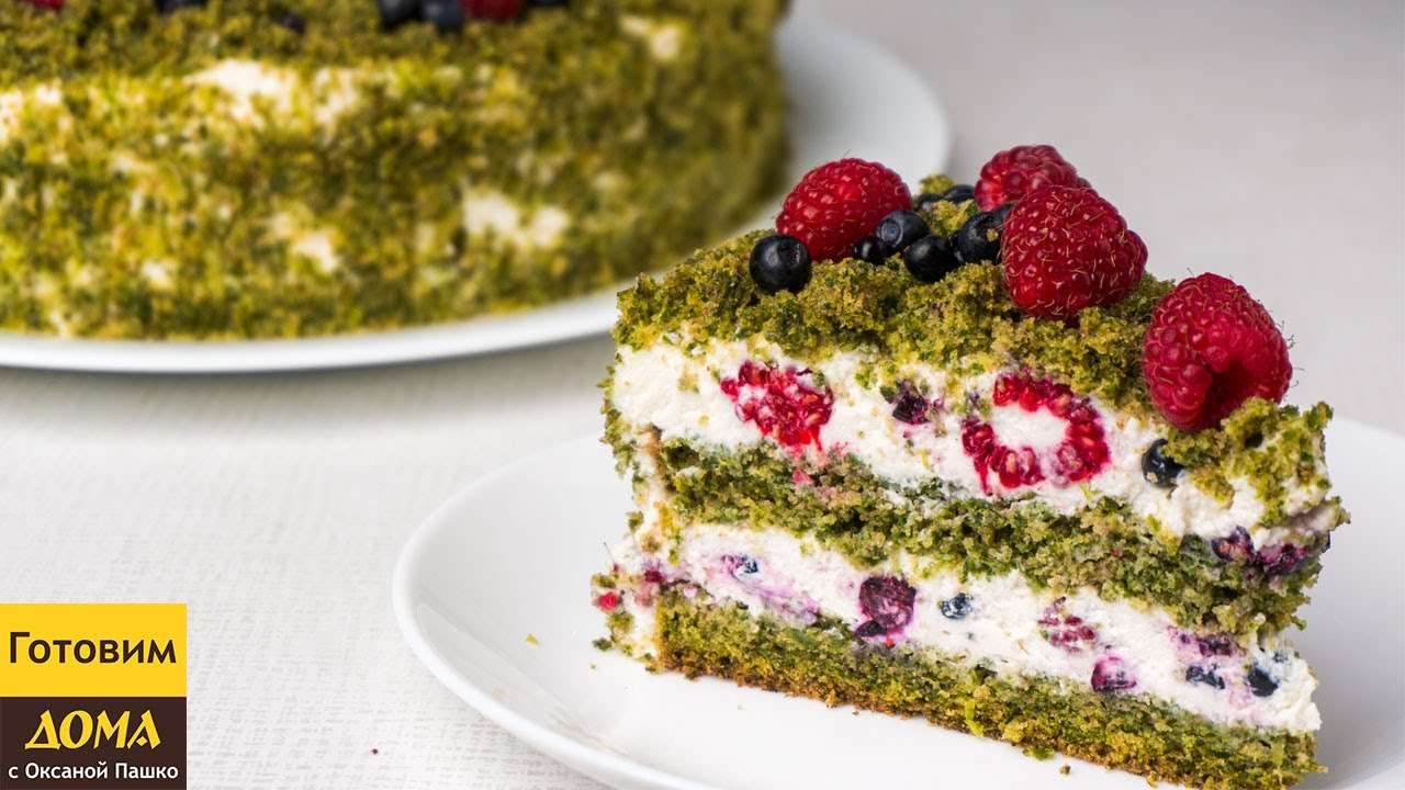 Витаминный Торт ЛЕСНОЙ МОХ. Почему торт зеленый? ✧ ГОТОВИМ ДОМА с Оксаной Пашко