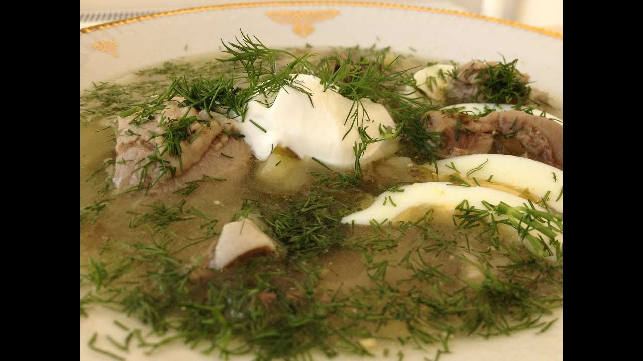 Зеленый Борщ - Секрет Приготовления Вкусного Борща (Щавелевый Суп) | Green Borsch, Sorrel Soup