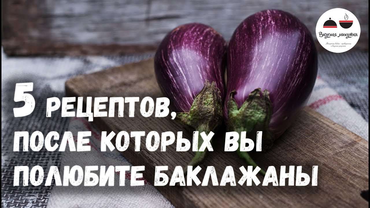 5 РЕЦЕПТОВ, после которых вы полюбите БАКЛАЖАНЫ  Eggplants