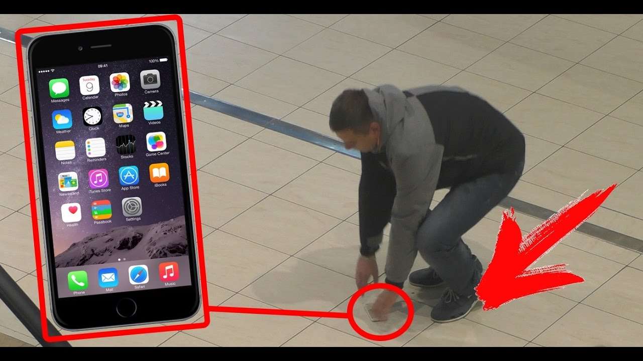 ЧТО ЕСЛИ iPhone 6s ПРИКЛЕИТЬ К ПОЛУ в ТОРГОВОМ ЦЕНТРЕ ?! ПРАНК