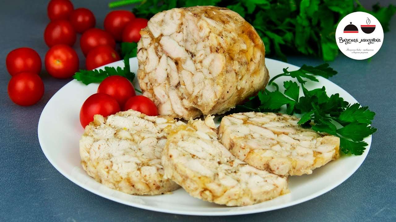 ДОМАШНЯЯ КОЛБАСА  Рулет из куриной грудки  Homemade Chicken Sausage