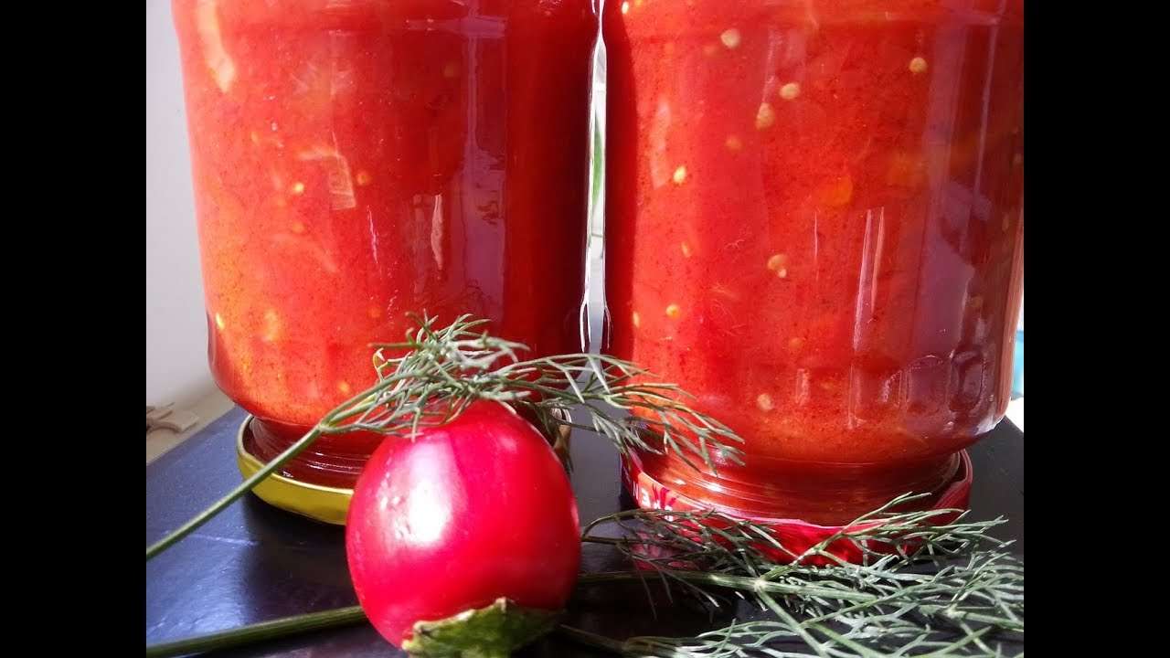 Кулинария с Лизой - Салат из помидоров на зиму