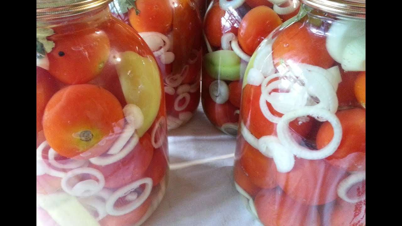 Маринованные помидоры.Заготовка на зиму. (Pickled tomatoes, preparations for the winter)