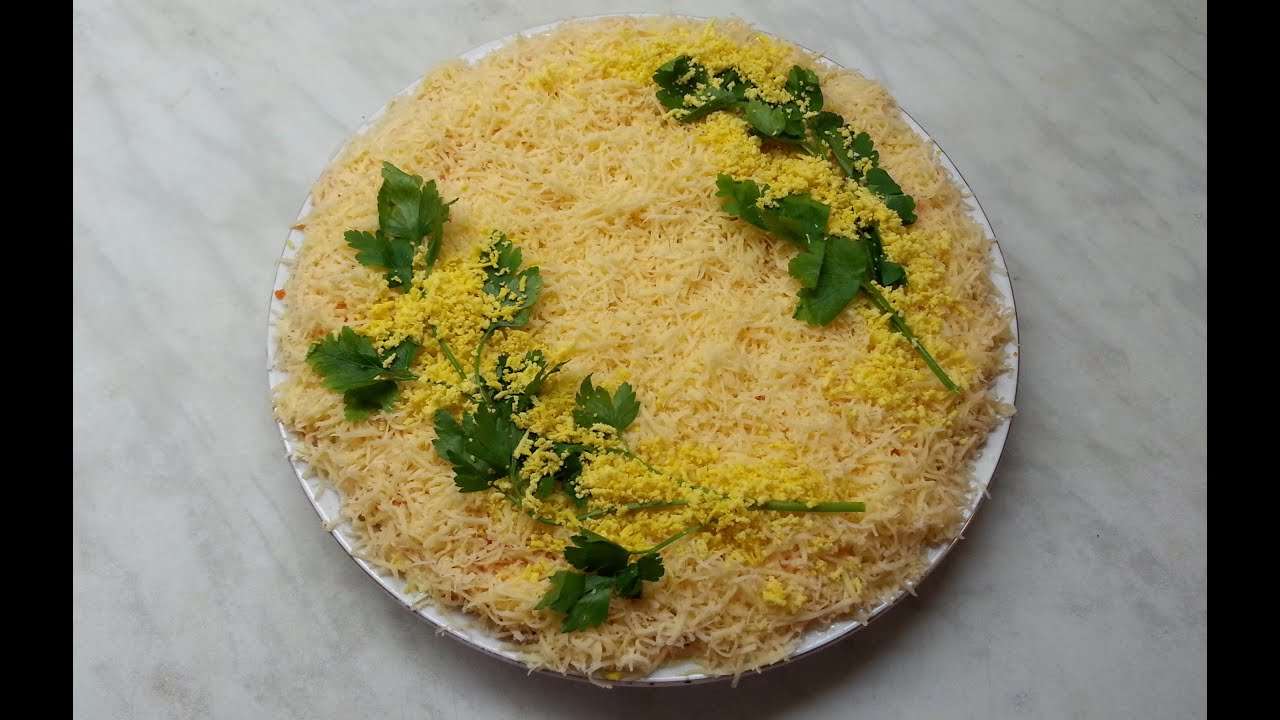 Салат Мимоза,новый вариант / Salad Mimosa, a new version