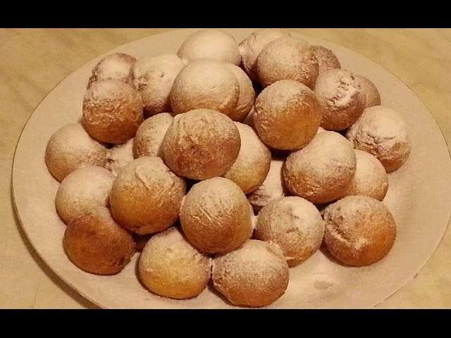 Сладкие творожные пончики,шарики / Sweet curd donuts balls