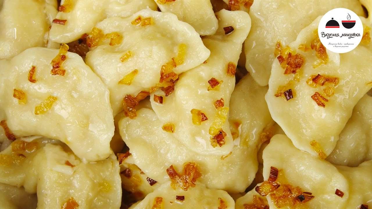 ВАРЕНИКИ С КАРТОШКОЙ   мой любимый рецепт  Potato Dumplings