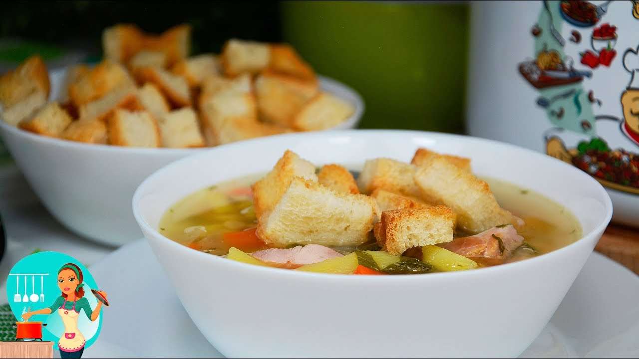 Вкусный и простой СУП Без зажарки. Гороховый суп с копченостями. Как приготовить гороховый суп