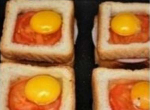 Горячие бутерброды на скорую руку с яйцом и сыром