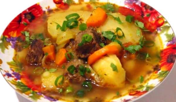 Суп шурпа - рецепт из говядины